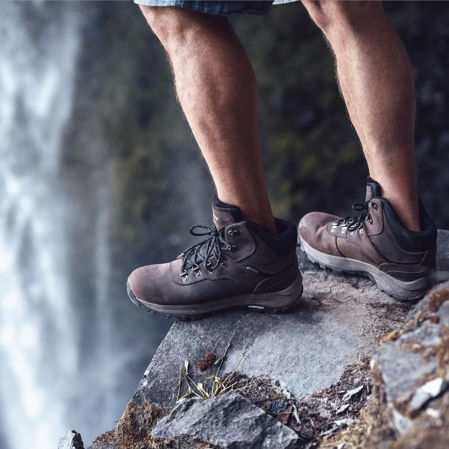 HI-TEC Men's Altitude VI I Waterproof Leather Hiking Boots - Black or Brown, Medium or Extra Wide