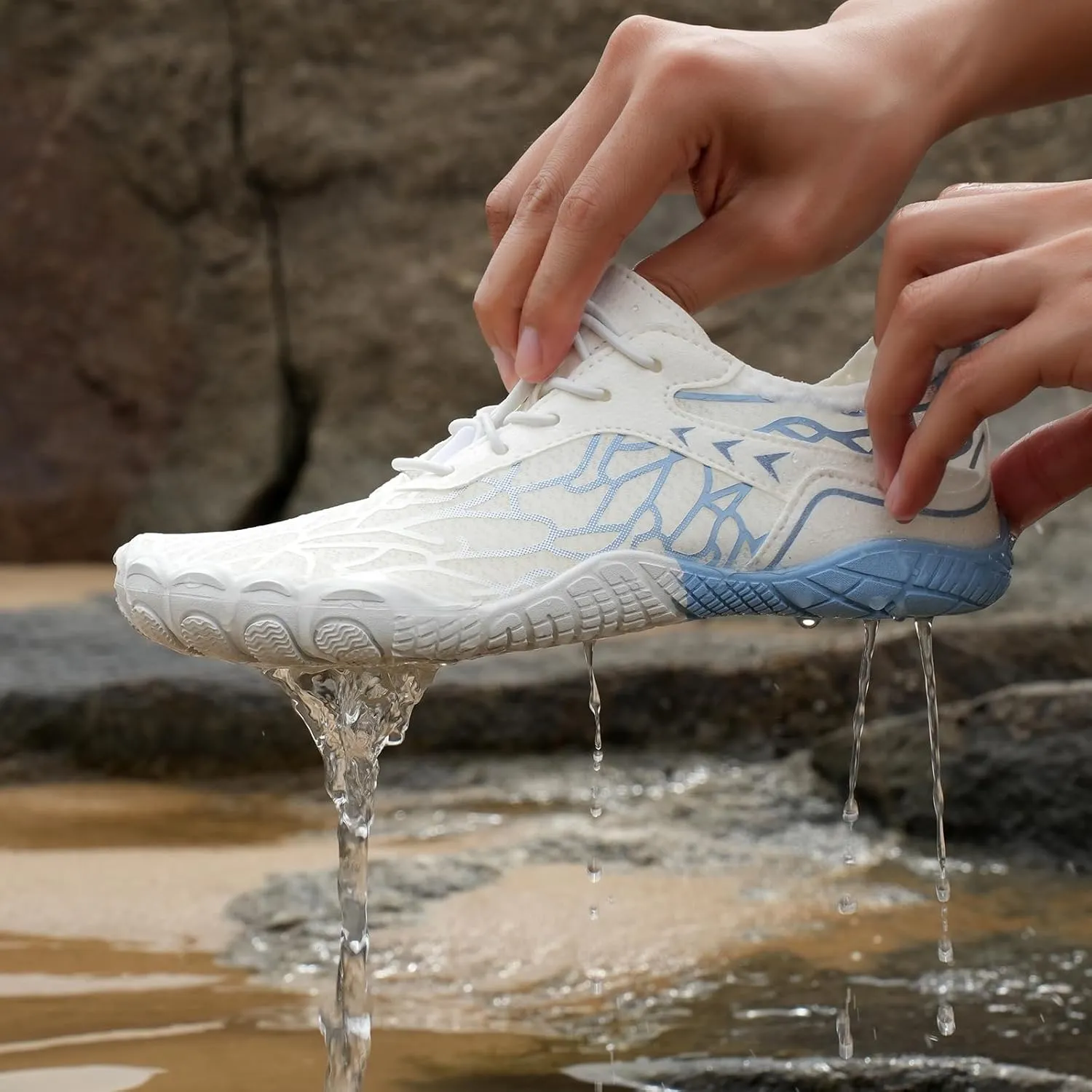 Hike Barefoot Shoes for Women Men Pro-Healthy&Non-Slip Footwear Waterproof Trail Running Wide Toe Water Shoes