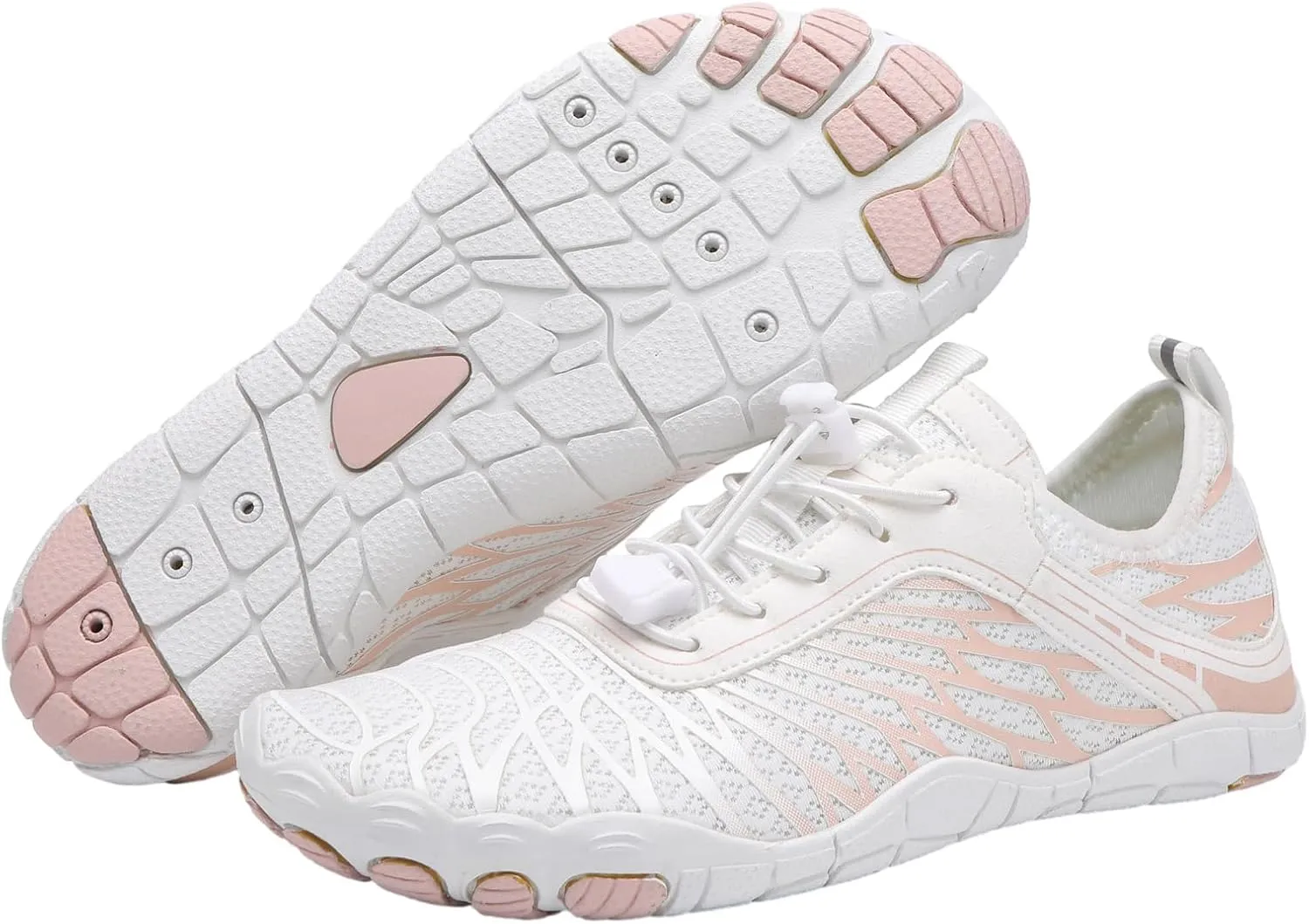 Hike Barefoot Shoes Women Men, Pro Barefoot Footwear Wide Toe Box Healthy & Non-Slip Barefoot Hike Shoes Waterproof Aqua Swim Surf Hiking Shoes Unisex
