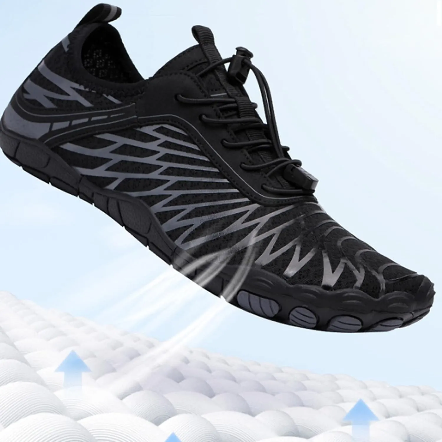 Hike Barefoot Shoes Womens Men, Pro Barefoot Shoes with Wide Toe Box, Minimalist Trail Running Shoe, Breathable & Non-Slip Athletic Footwear Wide Toe Shoe