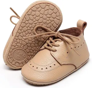 Infant Baby Boys Girls Leather Loafers Comfort Oxford Dress Wedding Shoes First Walker Outdoor Shoes Crib Shoes
