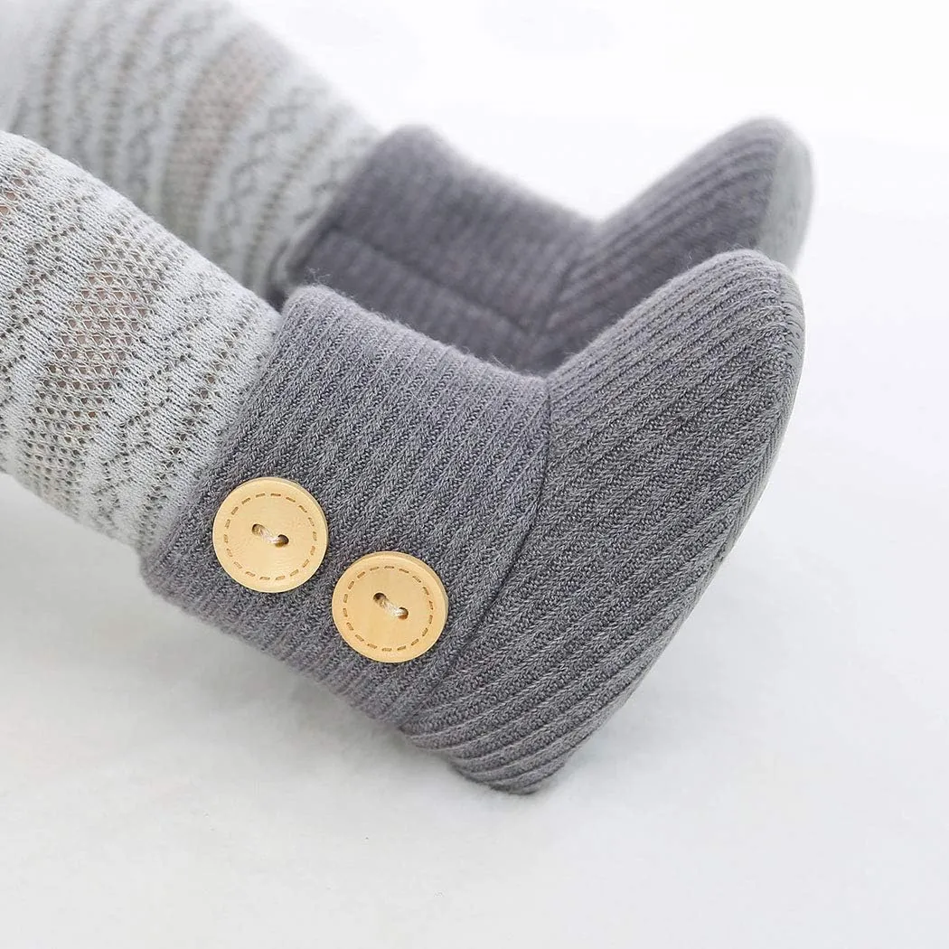 Infant Boots Winter Baby Girl Shoes Soft Sole Anti-Slip Toddler Snow Warm Prewalker Newborn Boots