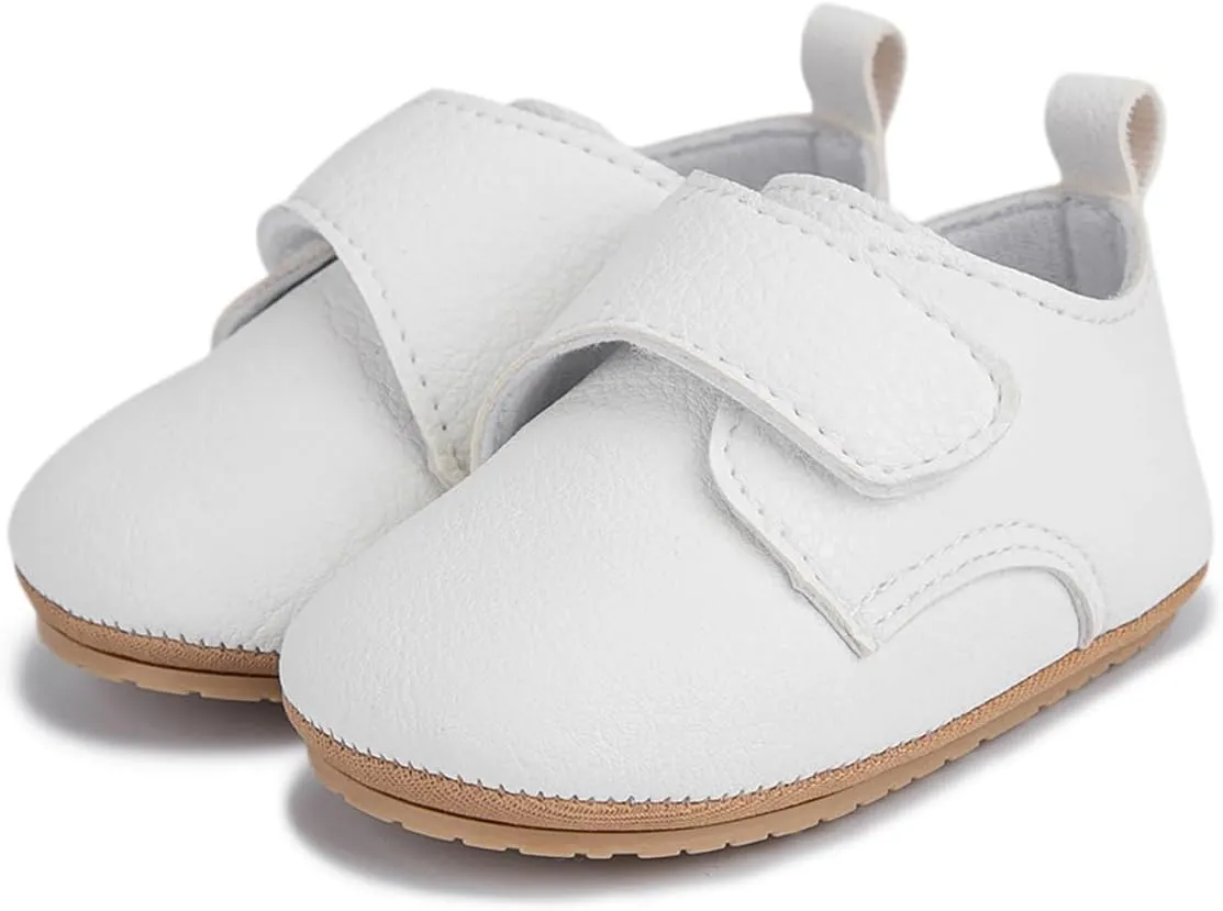 Infant Boys and Girls Oxford Shoes PU Leather Loafers Dress Shoes are Suitable for Crawling, Wedding Dress, Birthday Parties and Any Occasion