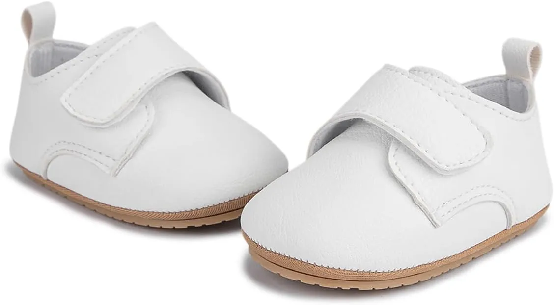 Infant Boys and Girls Oxford Shoes PU Leather Loafers Dress Shoes are Suitable for Crawling, Wedding Dress, Birthday Parties and Any Occasion