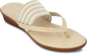 ITALIAN Shoemakers Womens Regatta Wedge Sandals 8 White