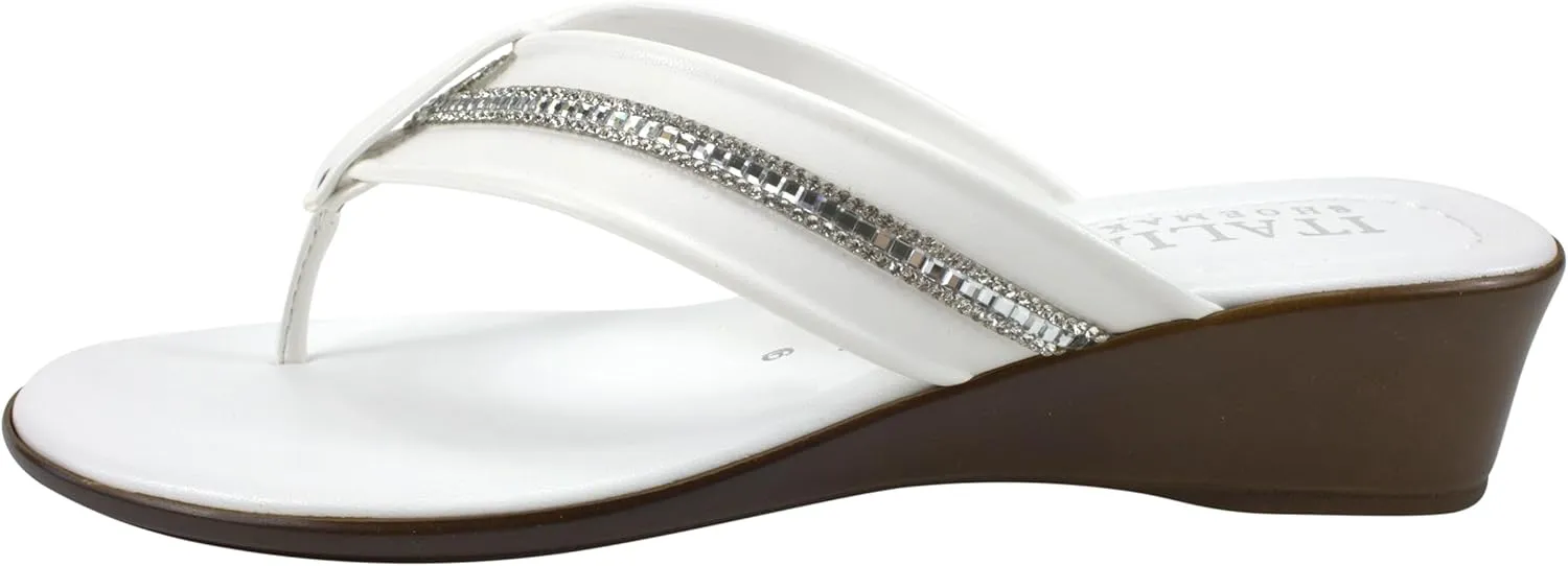 ITALIAN Shoemakers Women's Sunsyn wedge thong sandal for Women