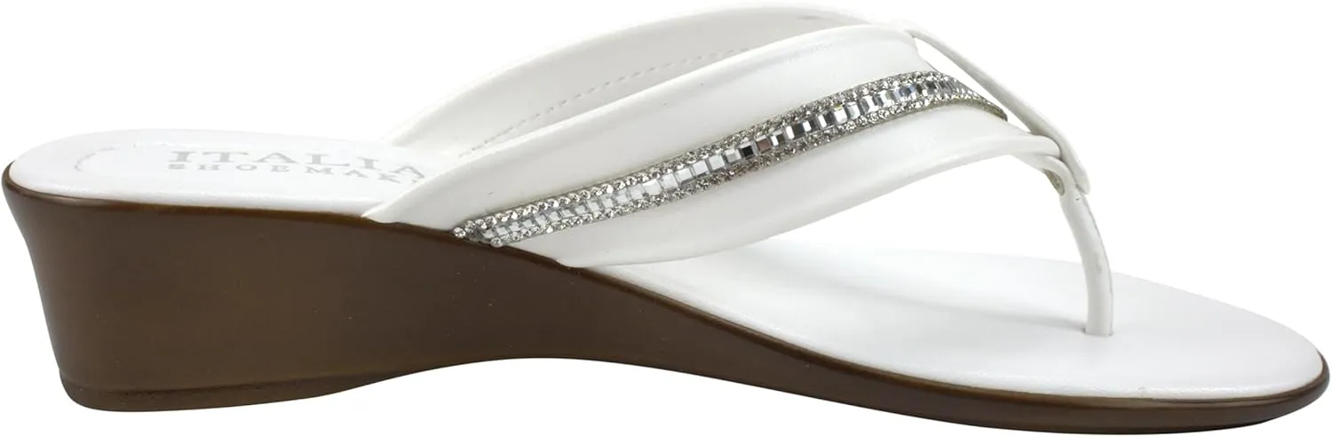 ITALIAN Shoemakers Women's Sunsyn wedge thong sandal for Women