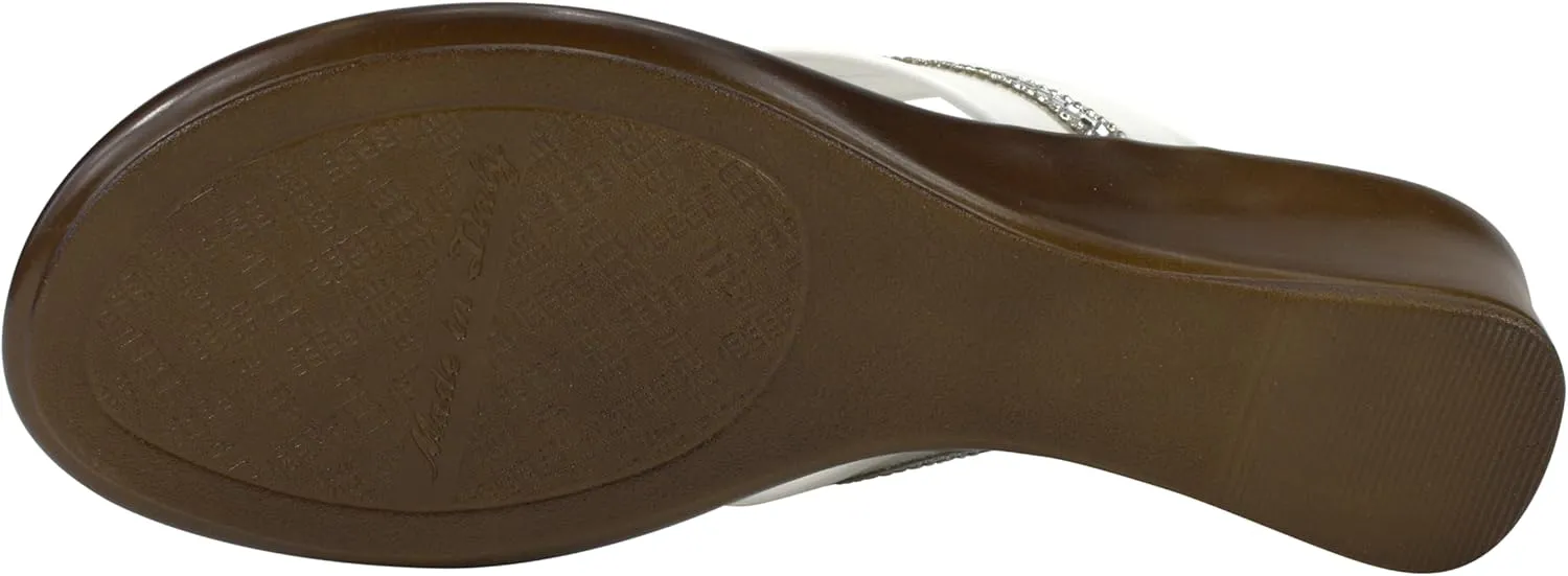 ITALIAN Shoemakers Women's Sunsyn wedge thong sandal for Women