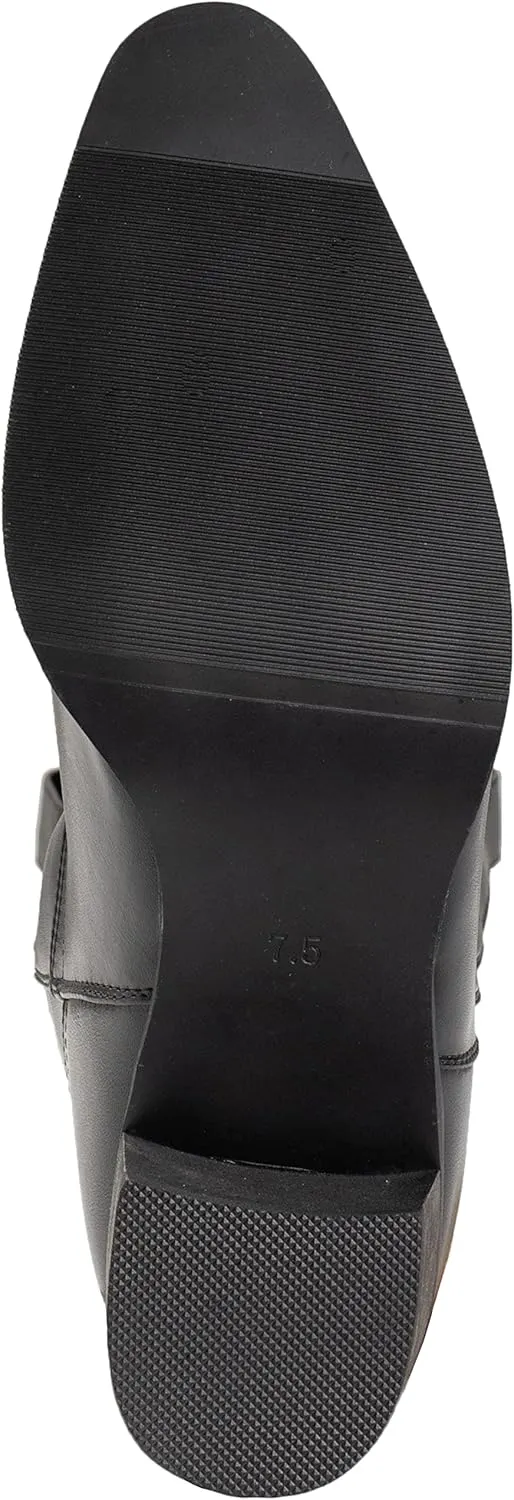 IUV Cowboy Boots For Women Pointy Toe Women's Western Boots Cowgirl Boots Mid Calf Boots