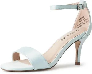 J. Adams Dove Ankle Strap Womens Stiletto For Women Sexy - Open Toe Strappy Heels, Wedding Shoes For Bride, Summer Heels and Bridal Shoes