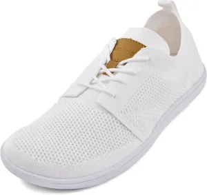 JACKSHIBO Men's Dress Sneakers Fashion Oxfords Business Casual Shoes Wide Toe Box Barefoot Minimalist Walking Sneakers Zero Drop Sole