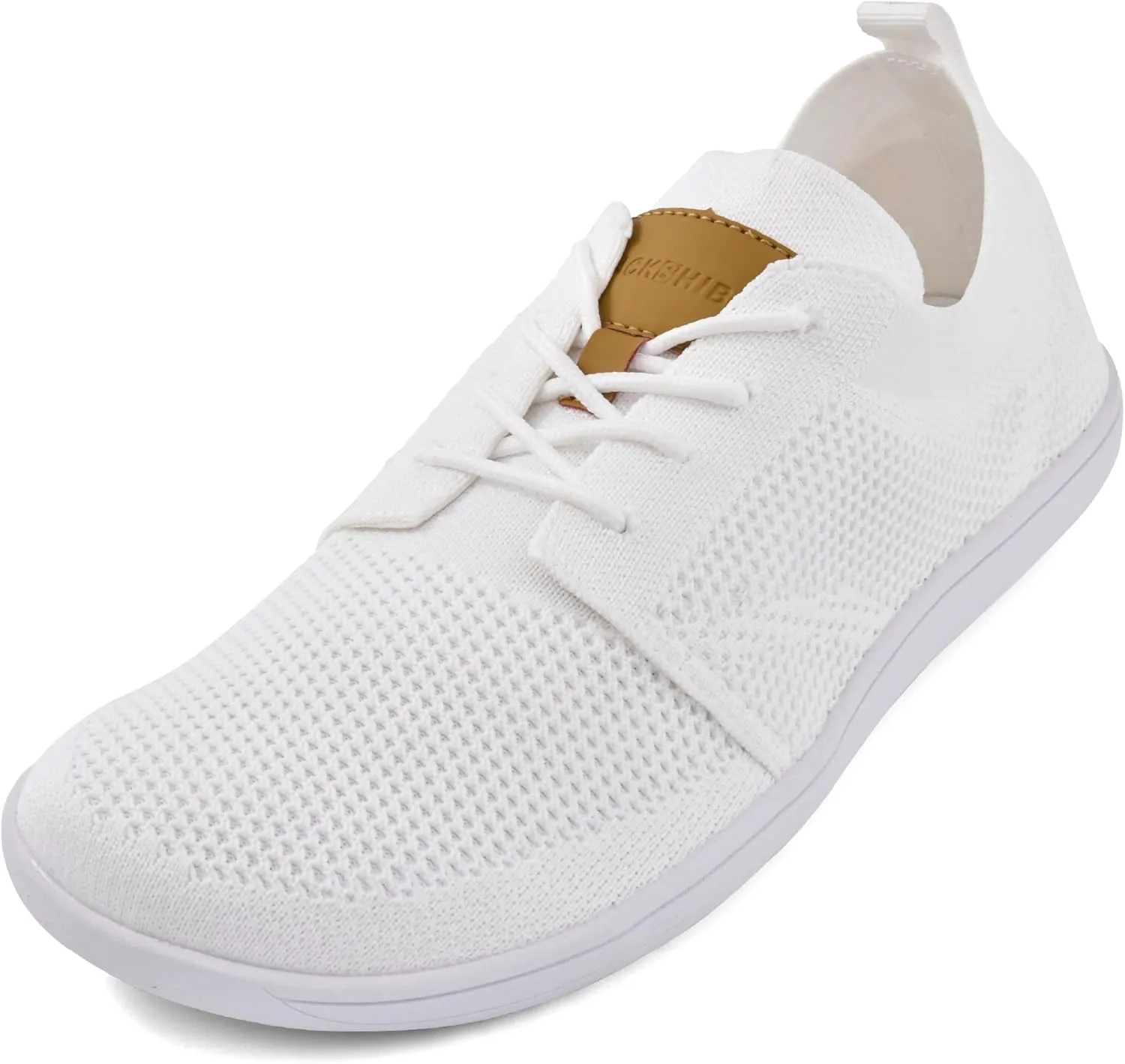 JACKSHIBO Men's Dress Sneakers Fashion Oxfords Business Casual Shoes Wide Toe Box Barefoot Minimalist Walking Sneakers Zero Drop Sole