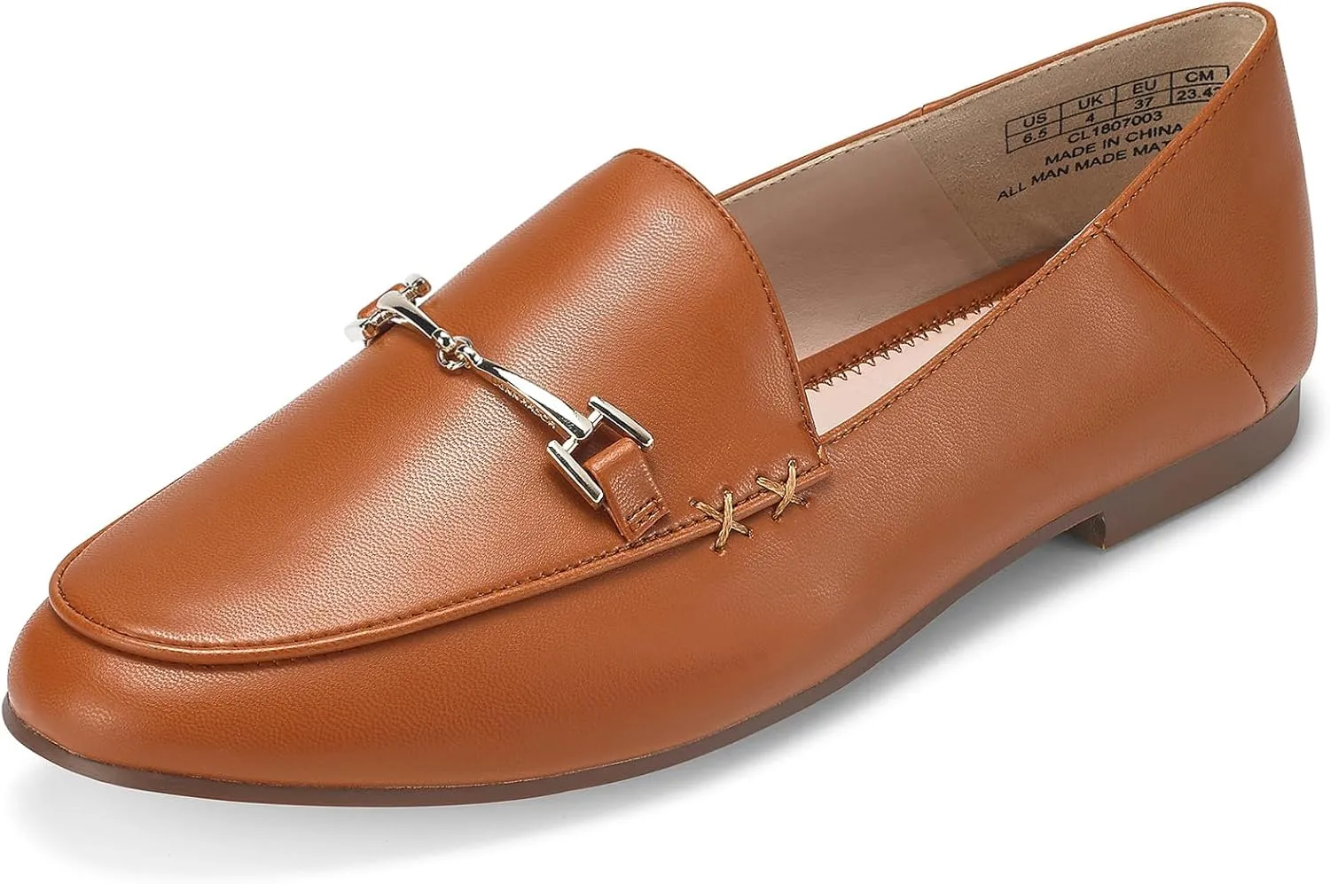 JENN ARDOR Loafers for Women Flats Shoes Womens Penny Loafers Slip On Pointed Toe Comfortable Office Work Driving Flats Fashion Dress Shoes for Women