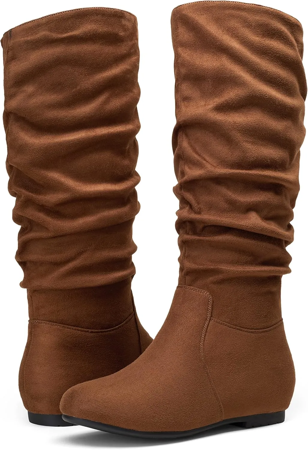 Jeossy Women's 941 Knee High Boots, Falt Slouch Boots, Tall Fall Boots Pull on