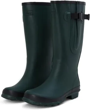 Jileon Wide Calf Rain Boots for Women - up to 19 inch Calf - Standard Foot & Ankle Width - Durable Rubber