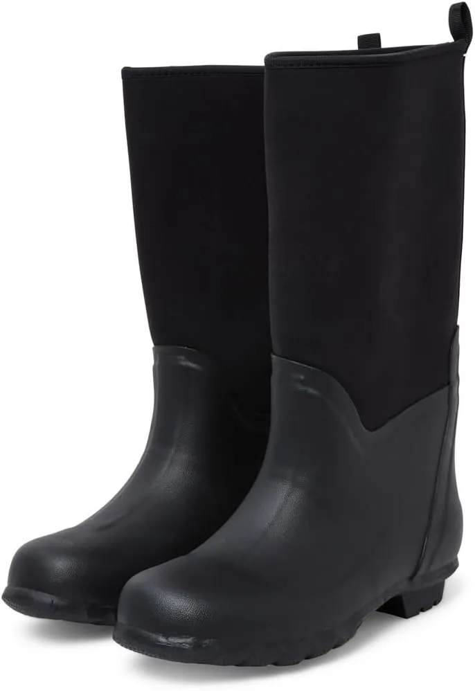 Jileon Wide Fit Rain Boots for Men & Women - up to 20 inch Calf - Warm Waterproof Flexible Neoprene - Wide in Foot and Calf