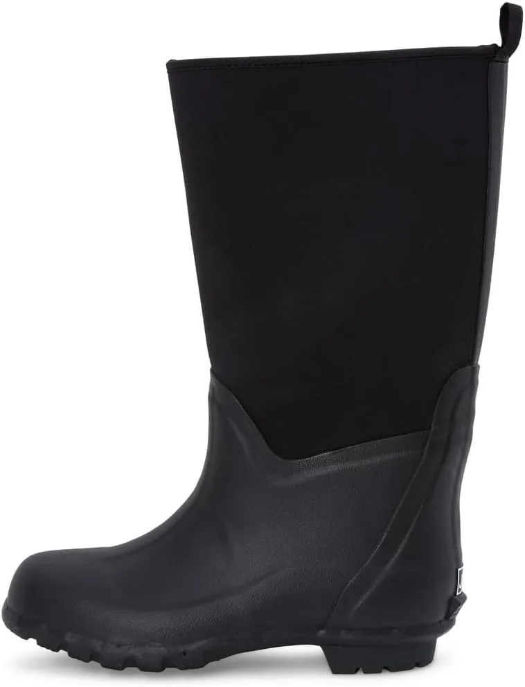 Jileon Wide Fit Rain Boots for Men & Women - up to 20 inch Calf - Warm Waterproof Flexible Neoprene - Wide in Foot and Calf