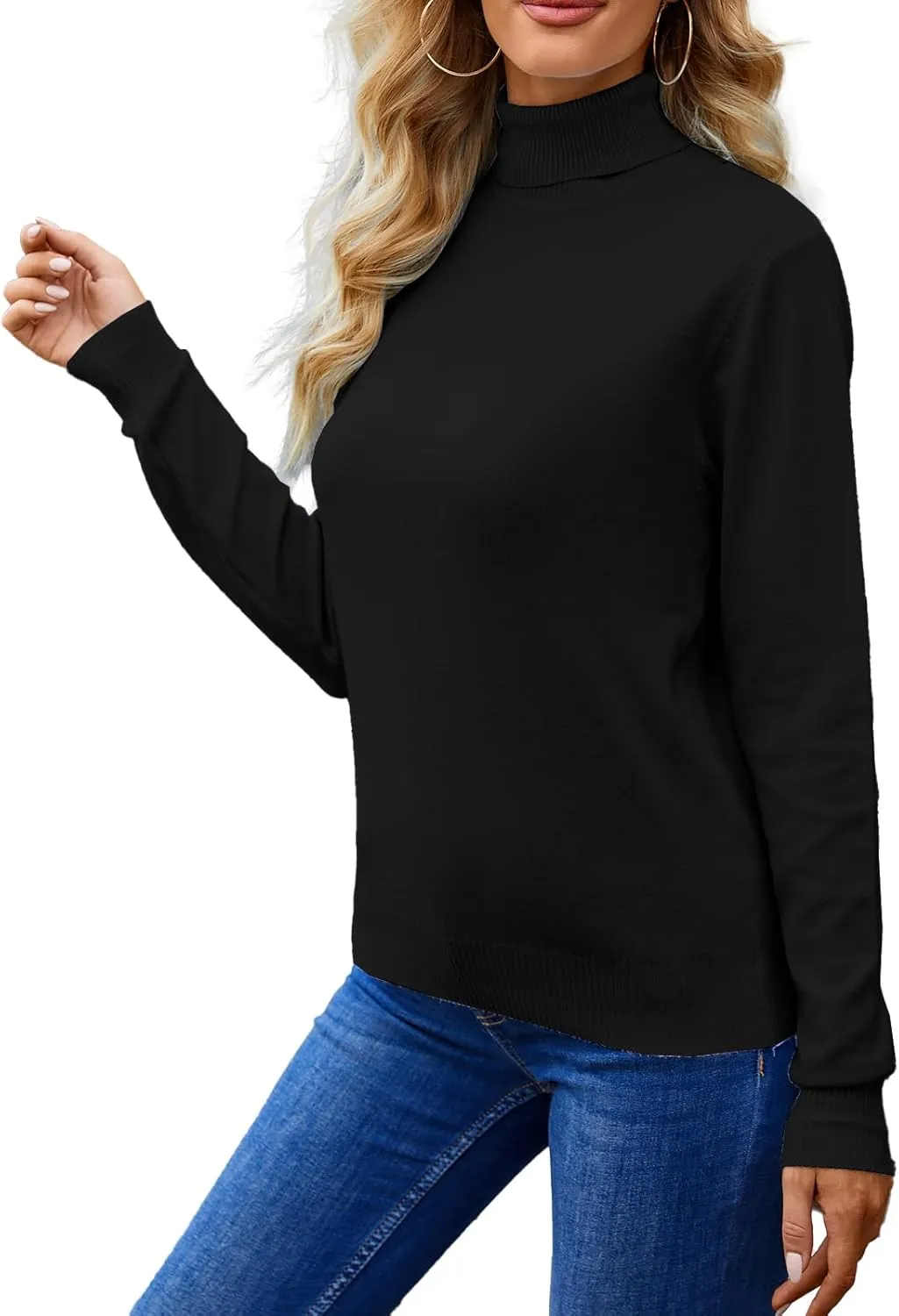 Joe Wenko Women's Soft Turtleneck Sweater