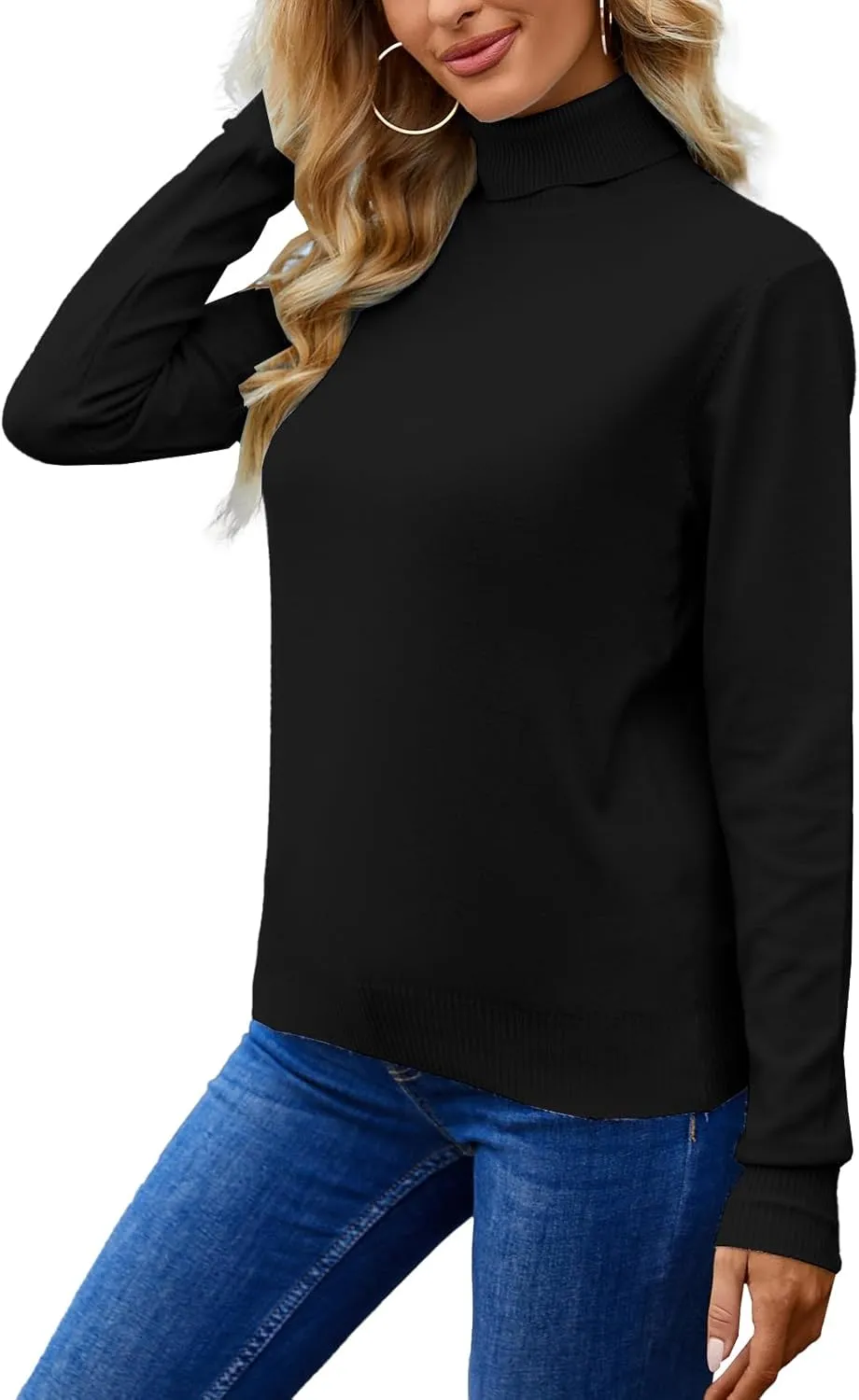 Joe Wenko Women's Soft Turtleneck Sweater