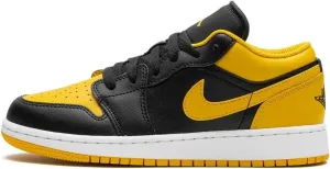 Jordan Big Kid's 1 Low White/Black-White (553560 132)