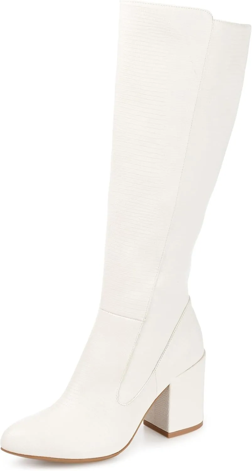 Journee Collection Knee-High Boots with Wide Calf