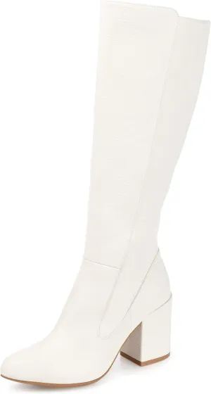 Journee Collection Knee-High Boots with Wide Calf