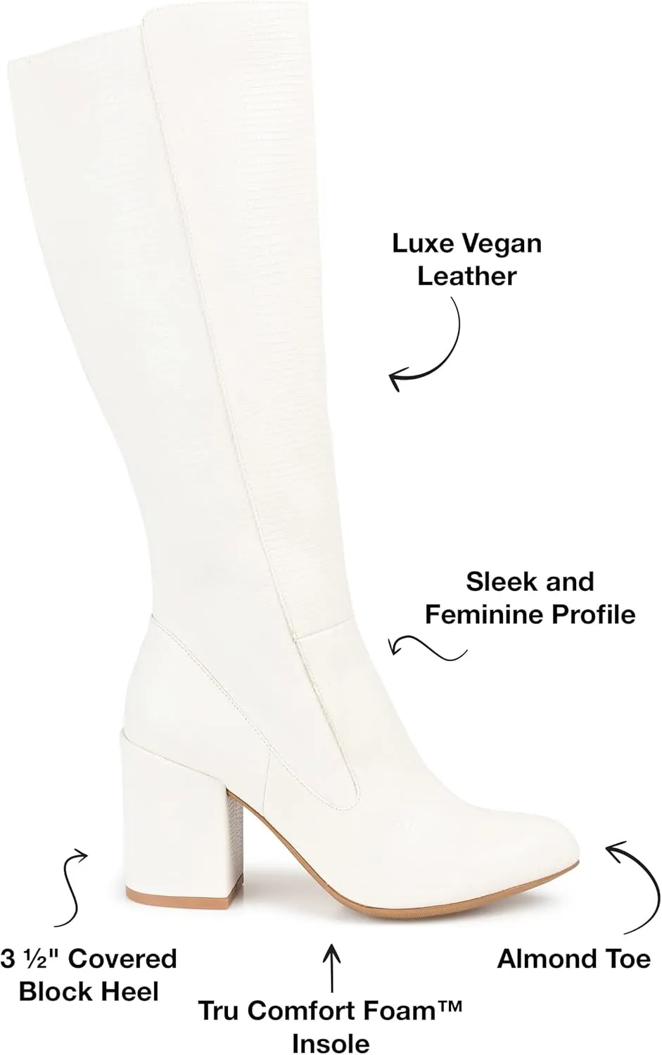 Journee Collection Knee-High Boots with Wide Calf