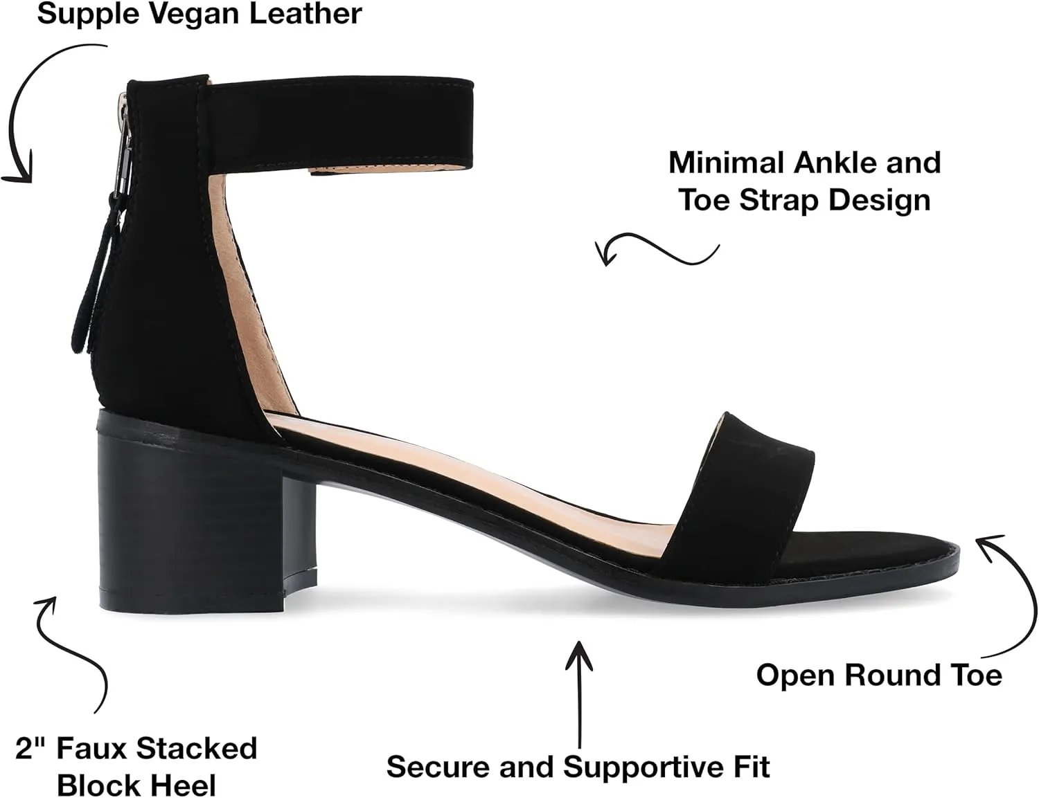Journee Collection womens Ankle-Strap