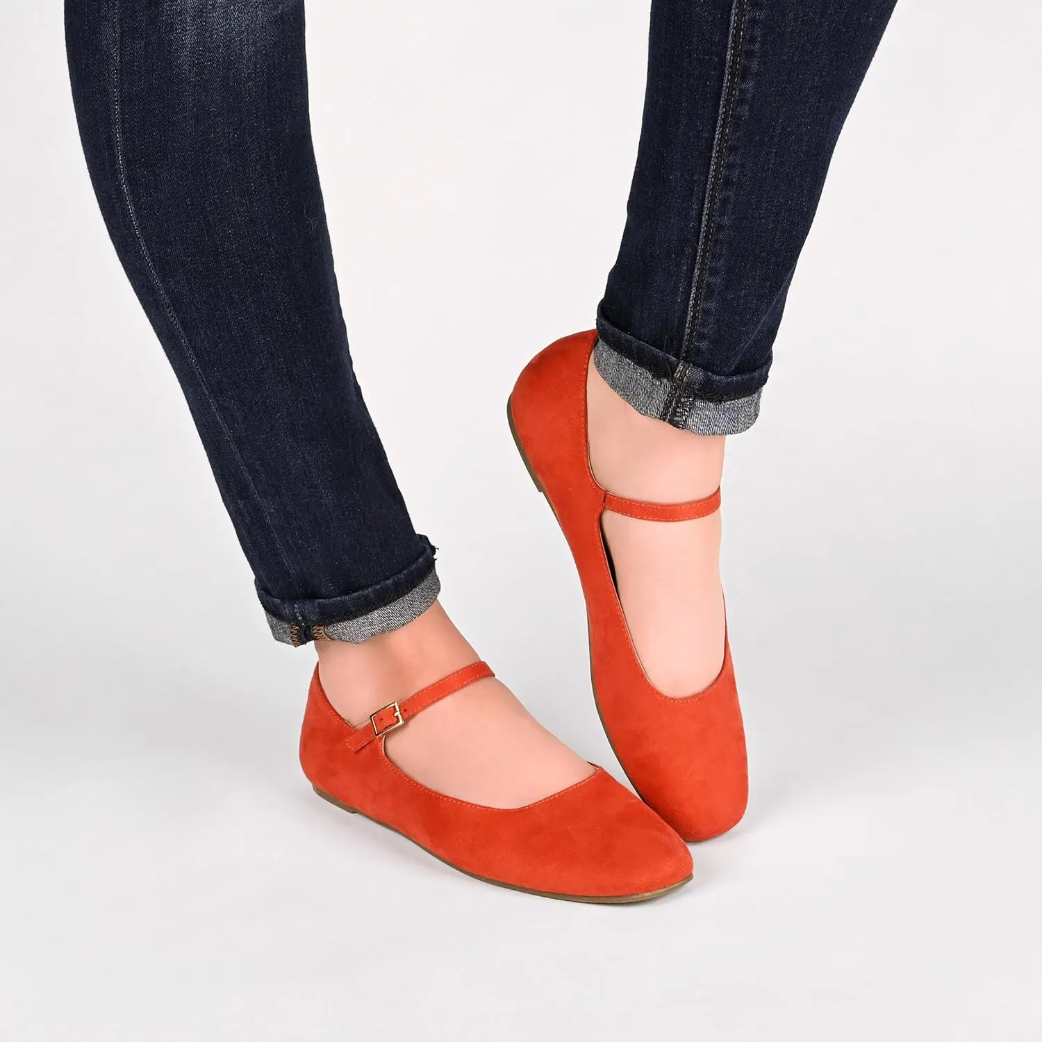 Journee Collection Women's Carrie Mary Jane Flat