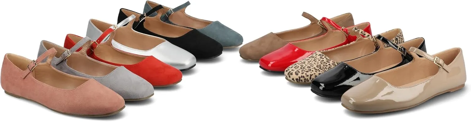 Journee Collection Women's Carrie Mary Jane Flat