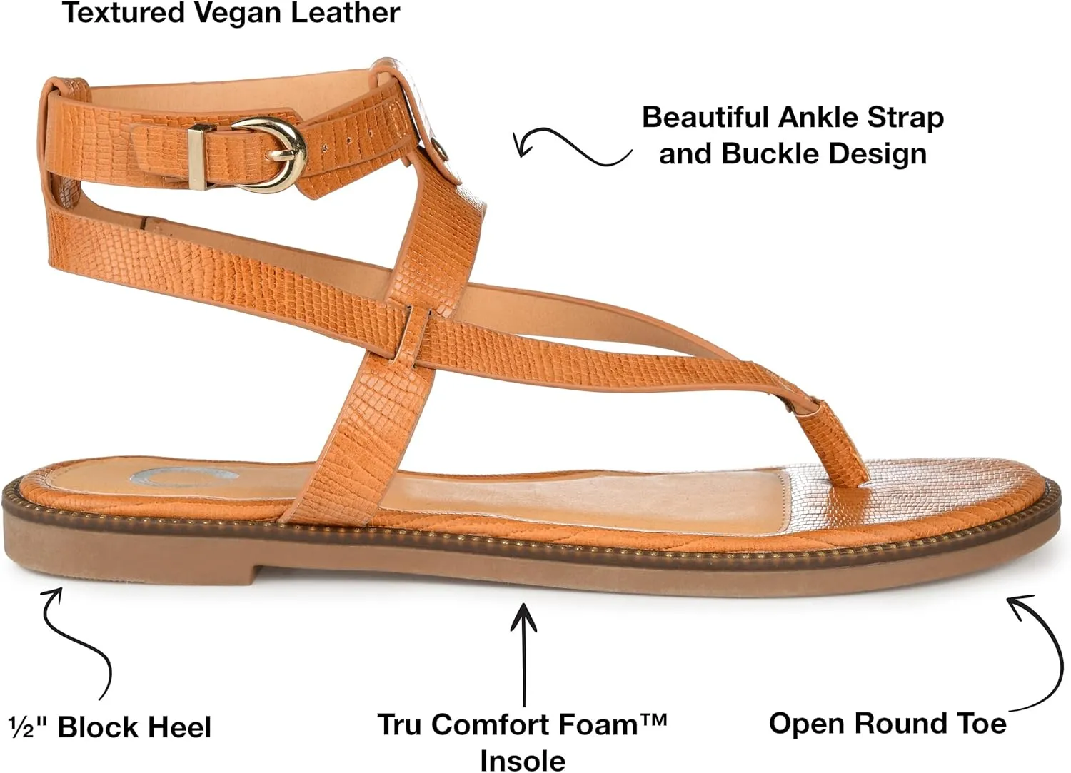 Journee Collection Women's Flat Sandals