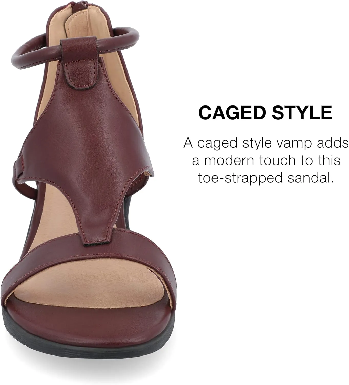 Journee Collection Women's Trayle Wedge Sandals