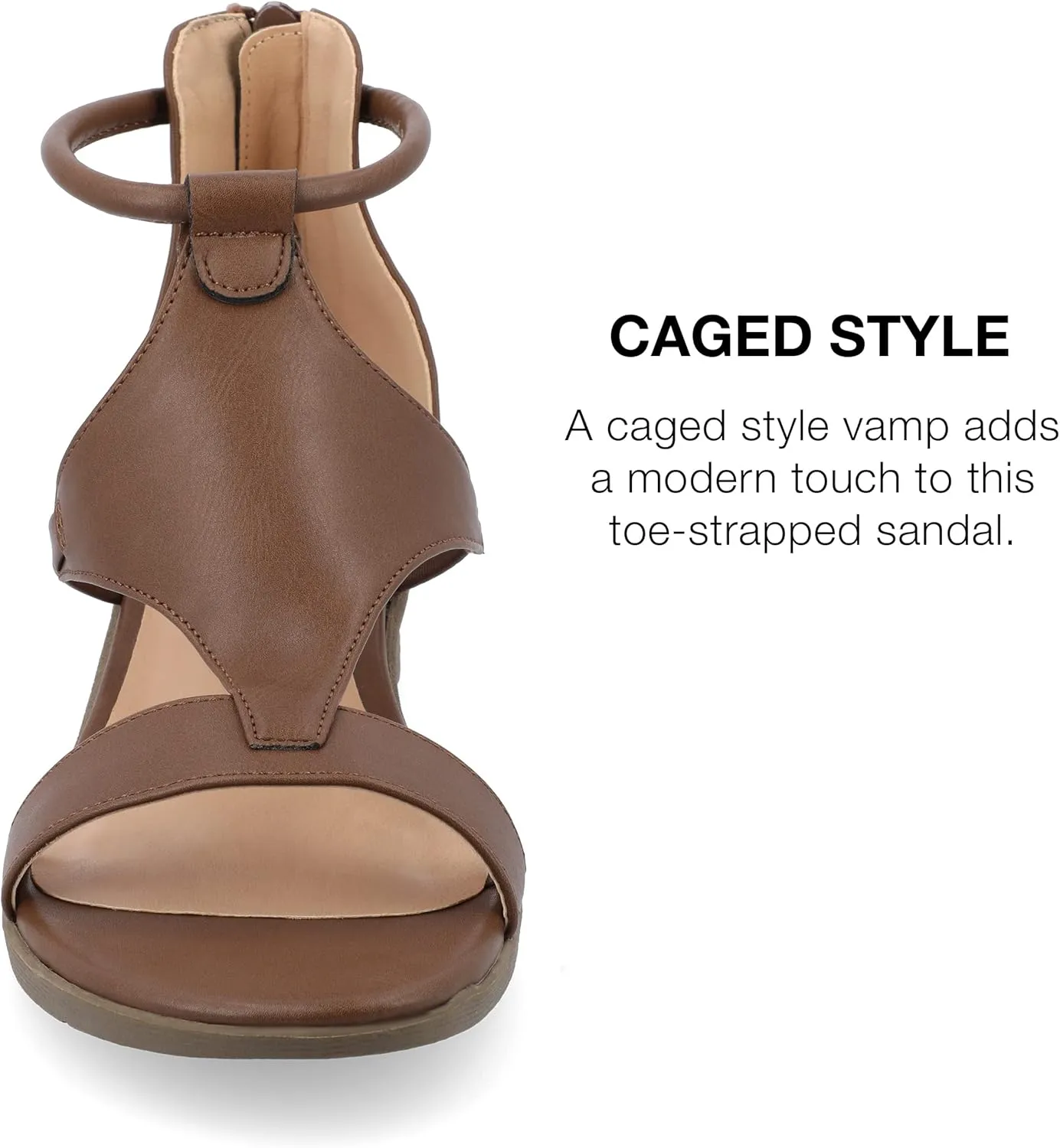 Journee Collection Women's Trayle Wedge Sandals