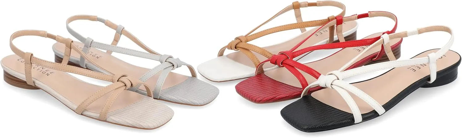 Journee Women's Bridget Flat Sandals