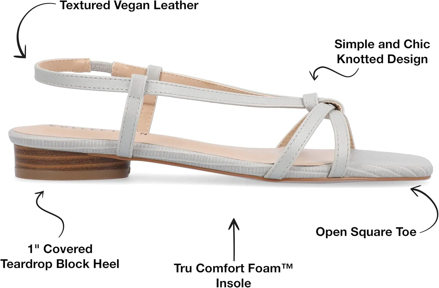 Journee Women's Bridget Flat Sandals