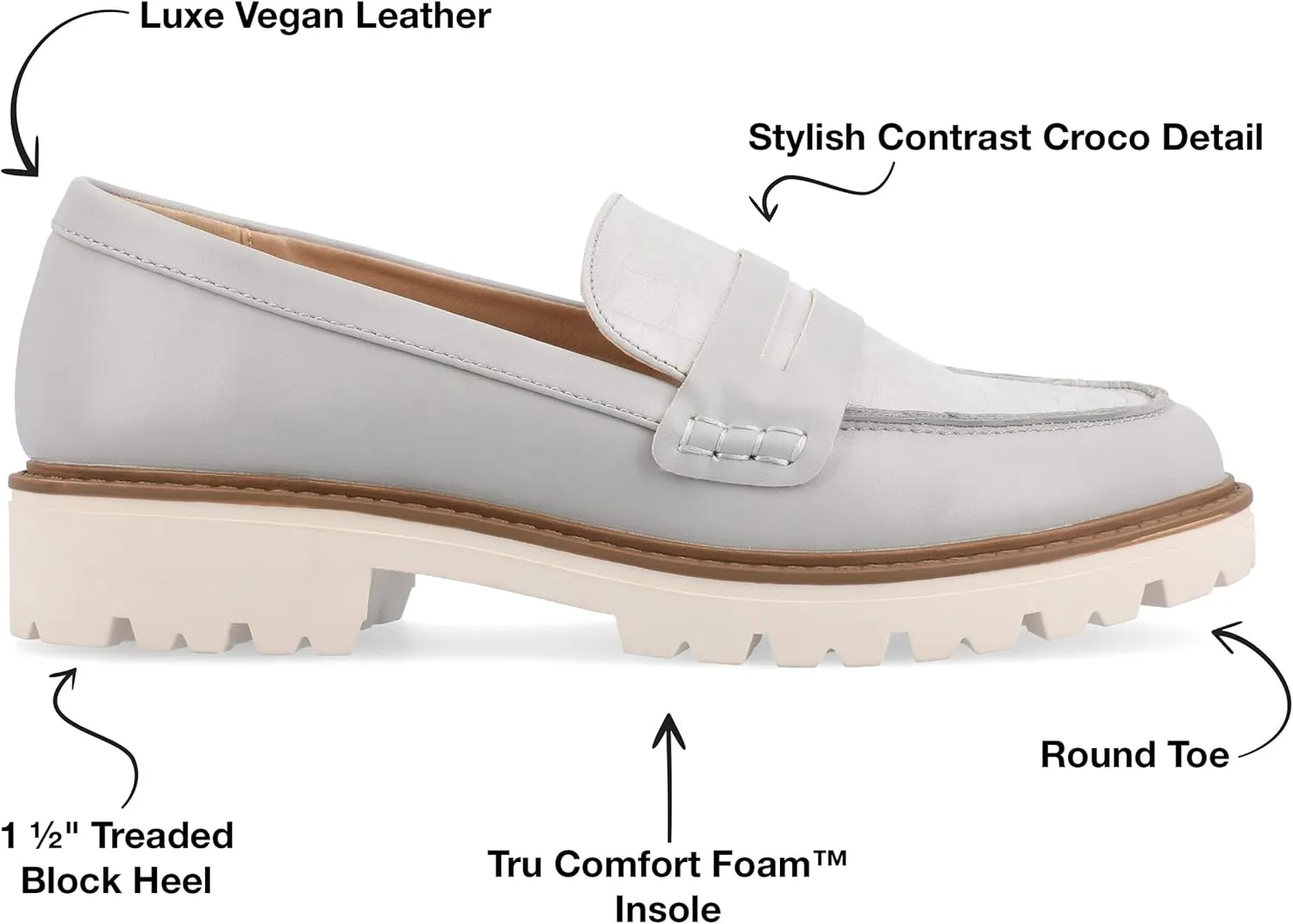 Journee Women's Comfort Foam Kenly Medium and Wide Width Loafer