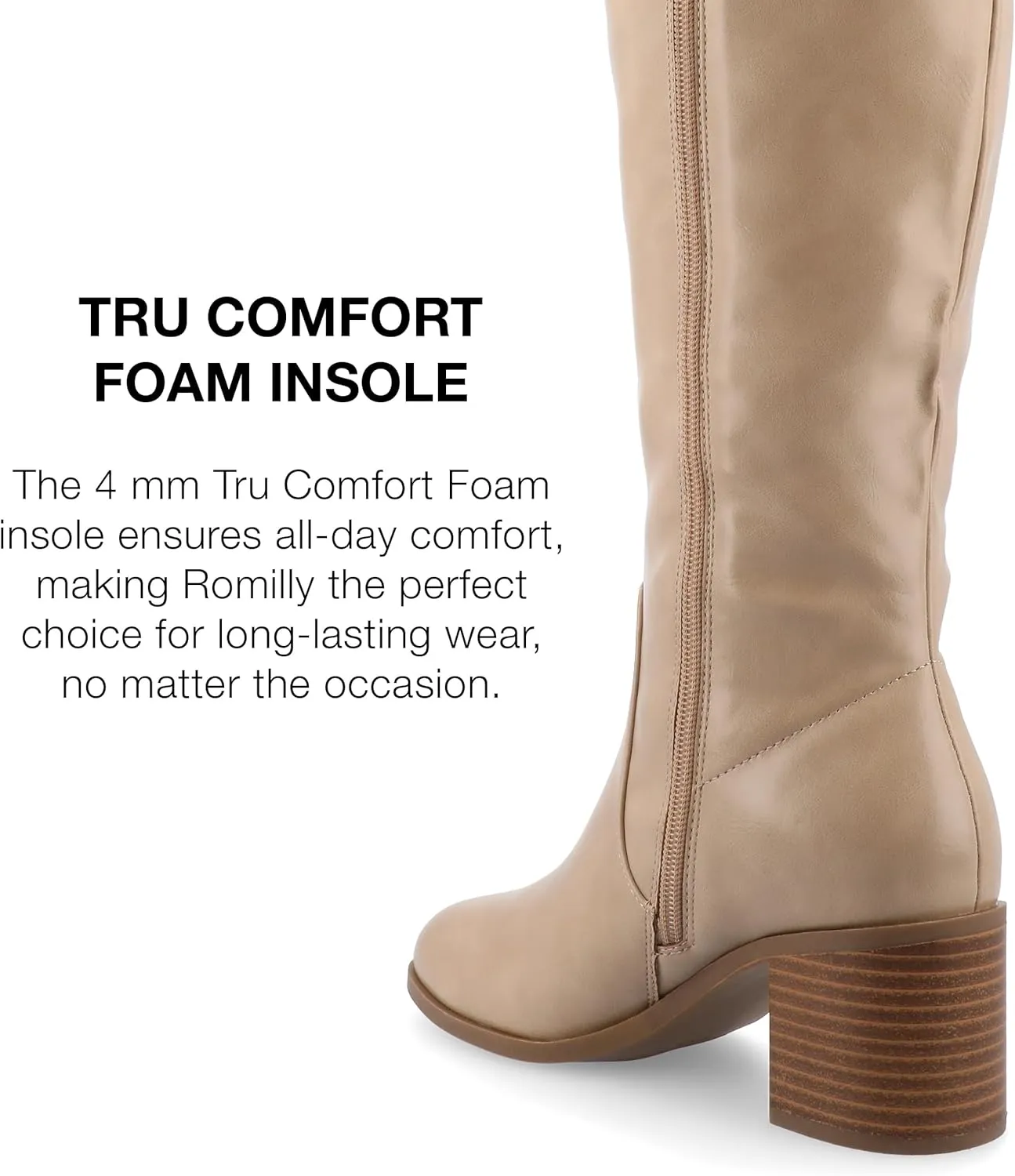 Journee Women's Comfort Foam Romilly Extra Wide Calf Boots