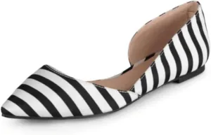 Journee Womens Cortni Wide Width Slip On Pointed Toe D'Orsay Flats