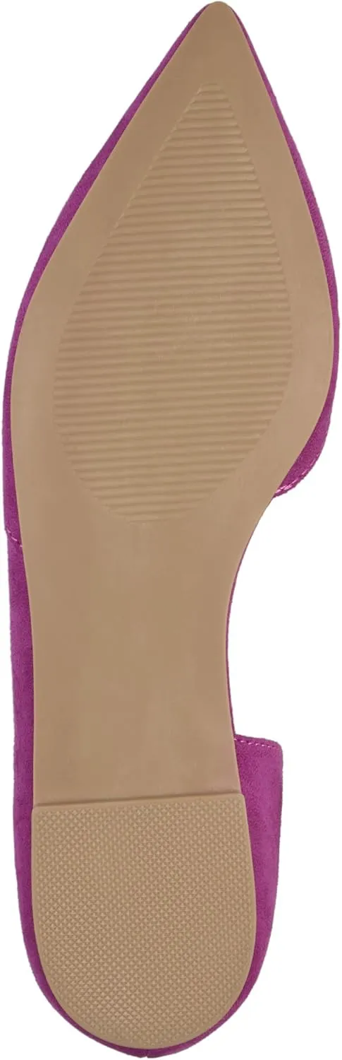 Journee Womens Ester Slip On Pointed Toe D'Orsay Flats