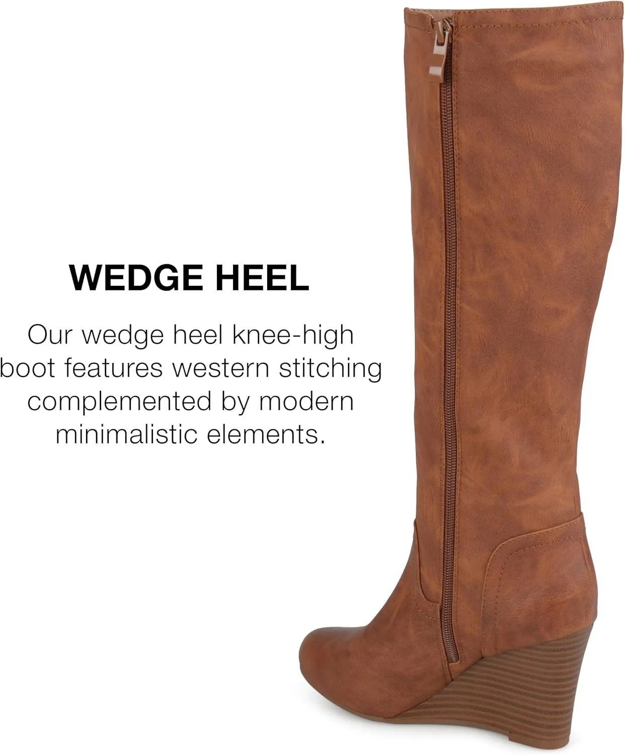 Journee Women's Wide Calf Langly Boots