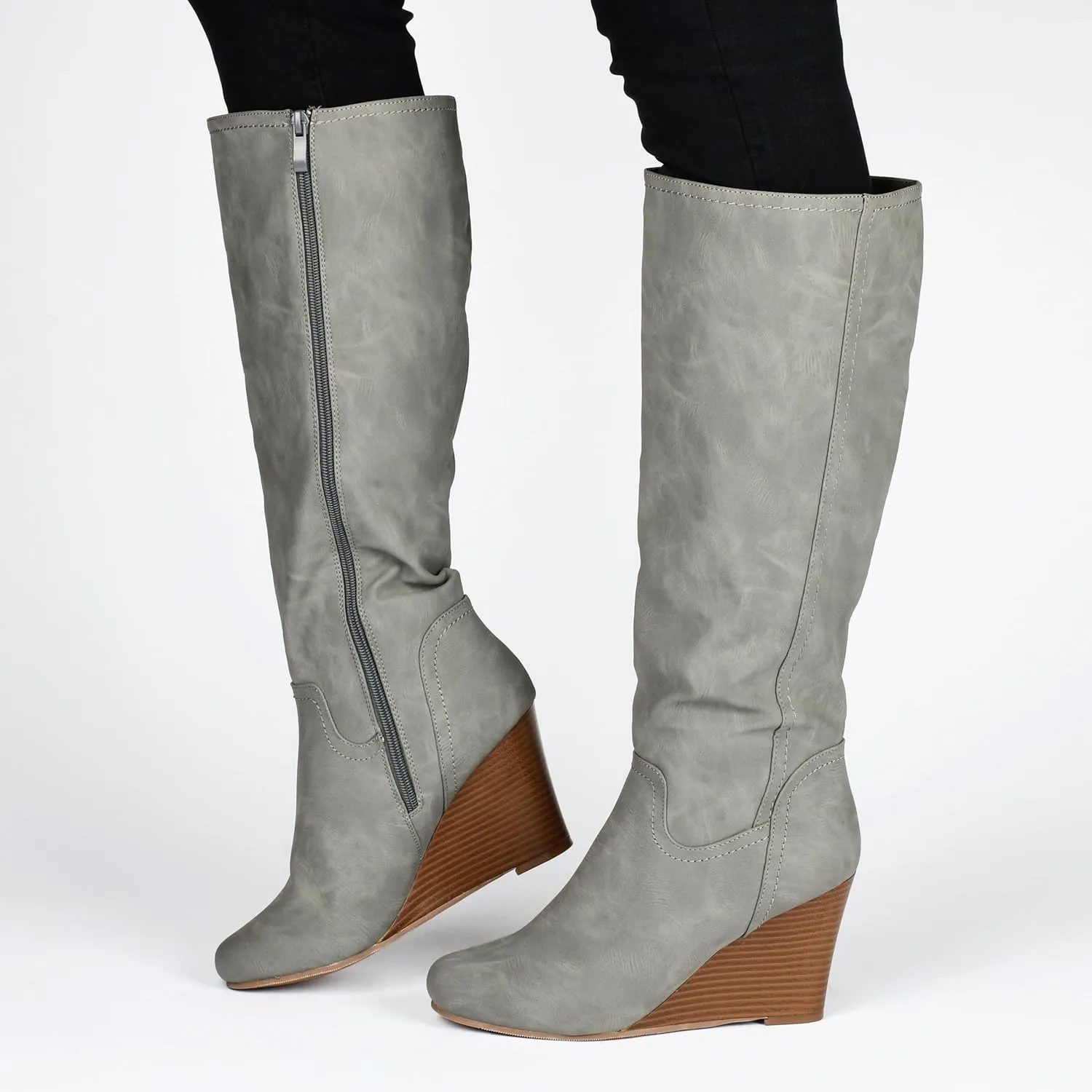 Journee Women's Wide Calf Langly Boots