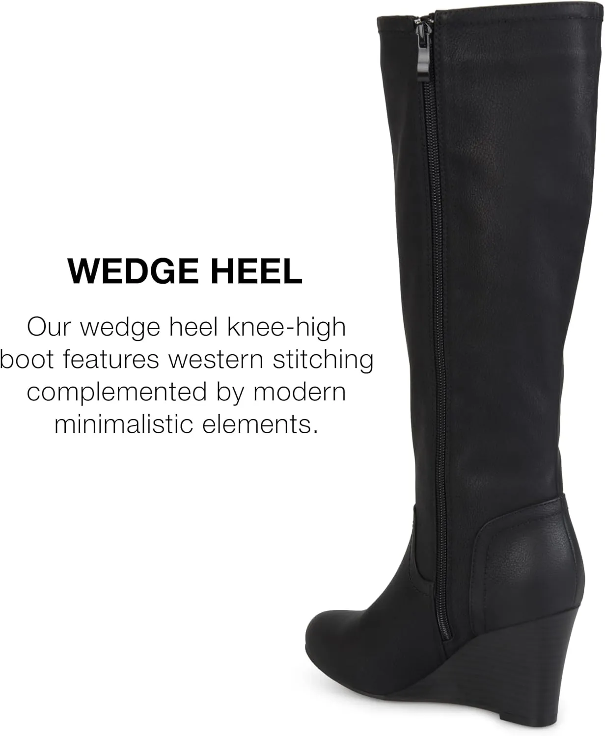 Journee Women's Wide Calf Langly Boots