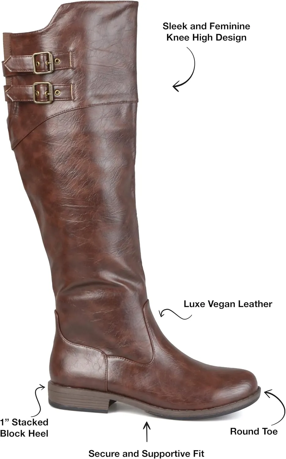 Journee Women's Wide Calf Tori Boots