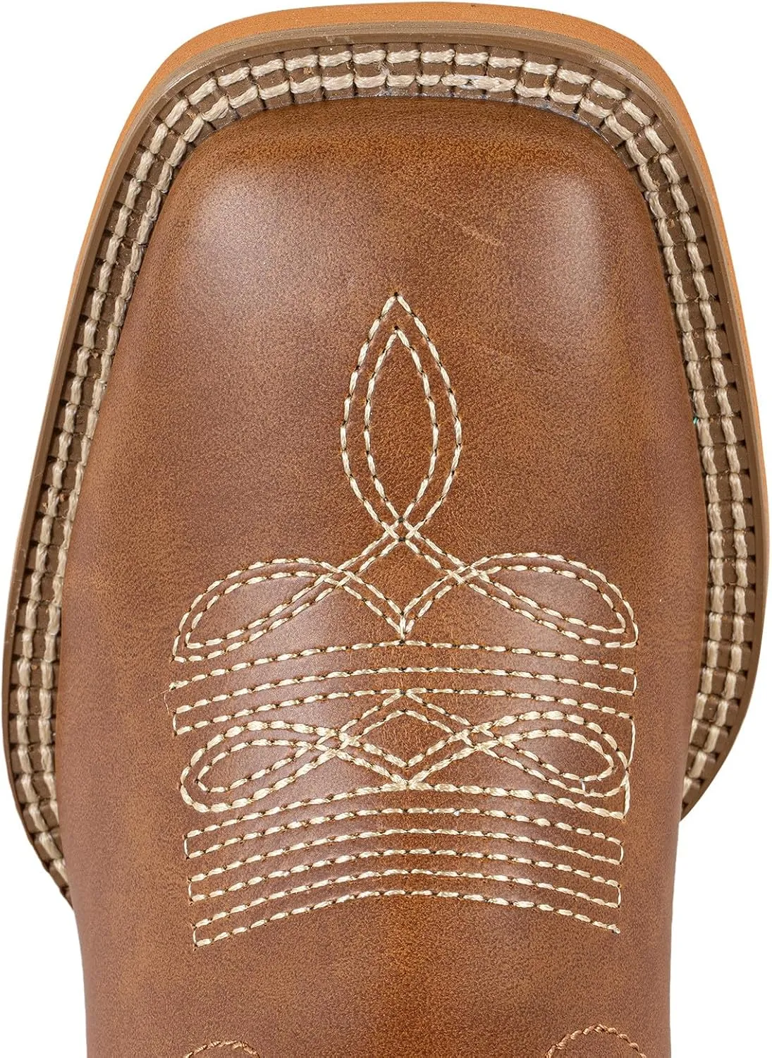 J's.o.l.e Floral Cowboy Boots for Women Square Toe Wide Calf Western Fashion Sunflower Cowgirl Boots
