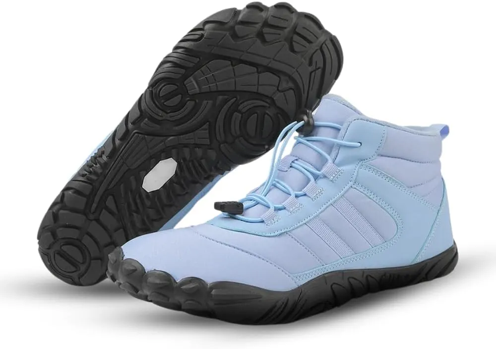 kasdava Pro Winter Cold Comfort Barefoot Boots Non-Slip Water Resistant Shoes Zero Drop Sole, Wide Toe Box, Hiking Running Boot Unisex