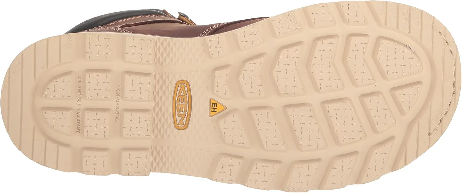 KEEN Utility Men's Cincinnati 6" Soft Toe Waterproof 90 Degree Heel Heavy Duty Work Boot