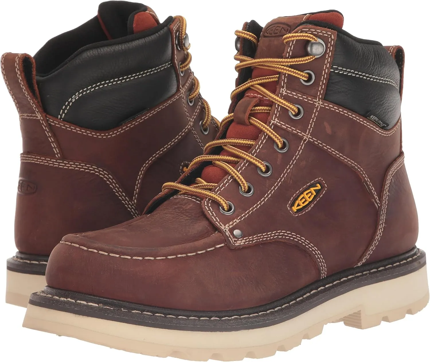 KEEN Utility Men's Cincinnati 6" Soft Toe Waterproof 90 Degree Heel Heavy Duty Work Boot
