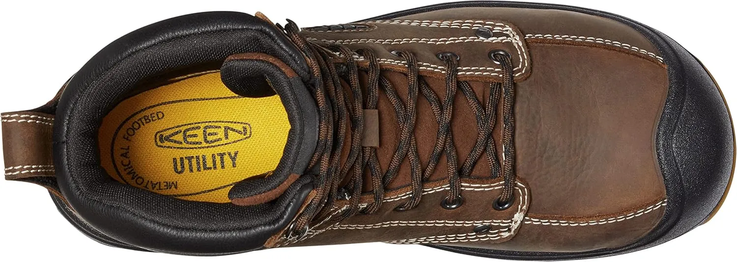 KEEN Utility Men's Fort Wayne 6" Waterproof Soft Toe Wedge Work Boot