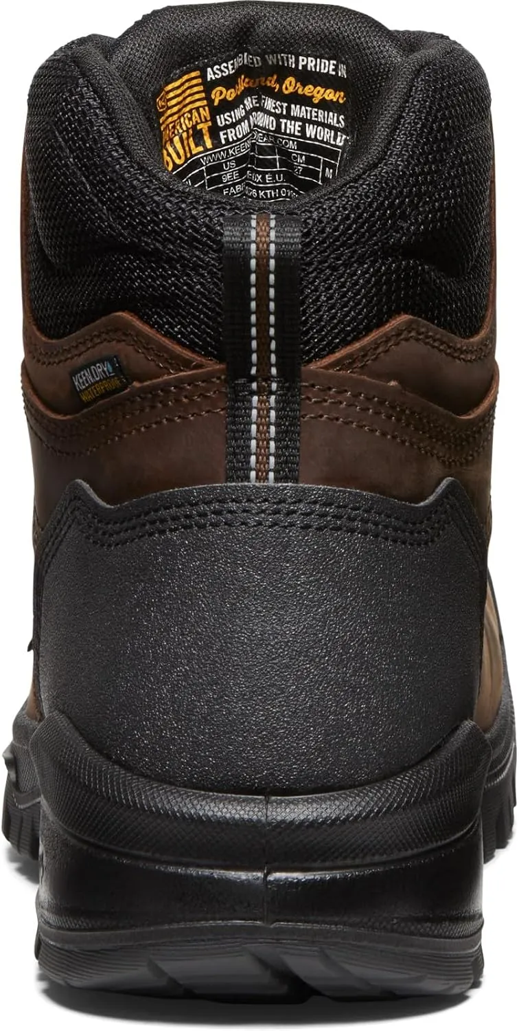 KEEN Utility Men's Independence 6" Leather Waterproof Soft Toe Work Boot