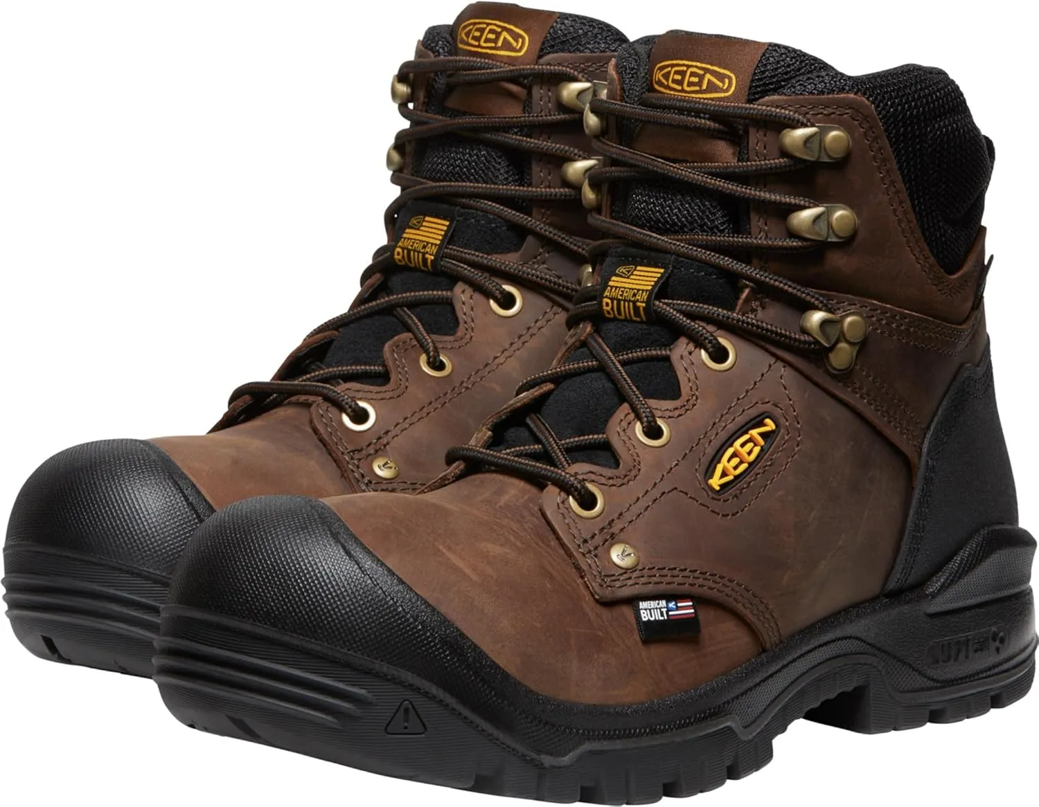 KEEN Utility Men's Independence 6" Leather Waterproof Soft Toe Work Boot